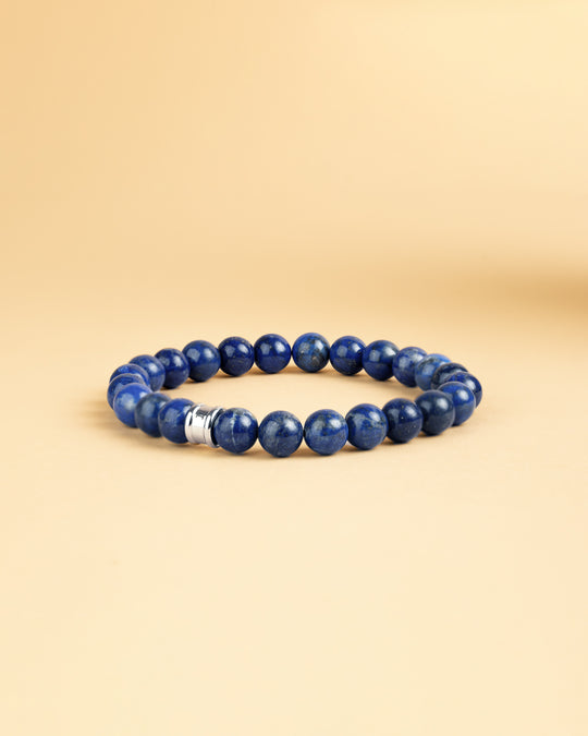 8mm Armband met Lapis Lazuli steen