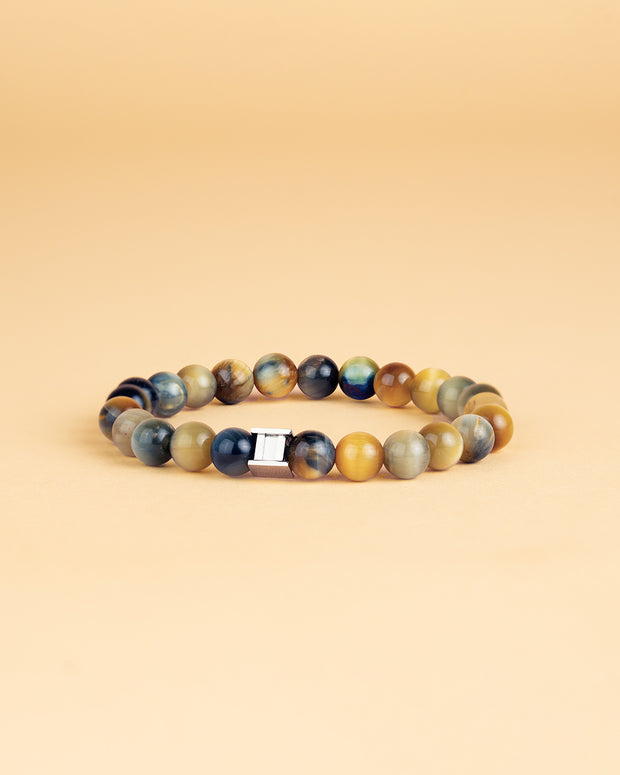 Bracelet with 8mm Tiger Eye stone