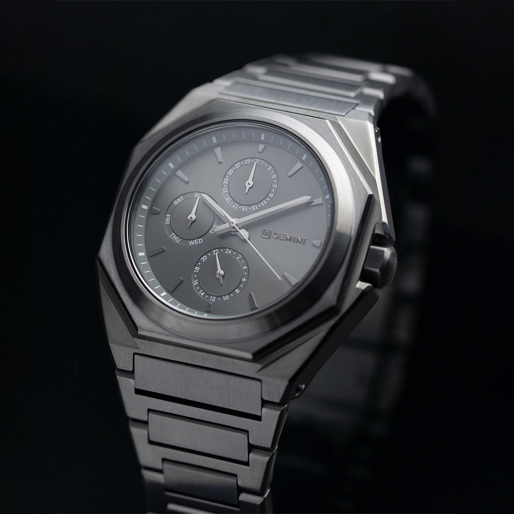 Buy Gemini Analog Brown Dial Men's Watch -JMD 1698NM01 with Black Stainless  Steel Bracelet Strap at Amazon.in